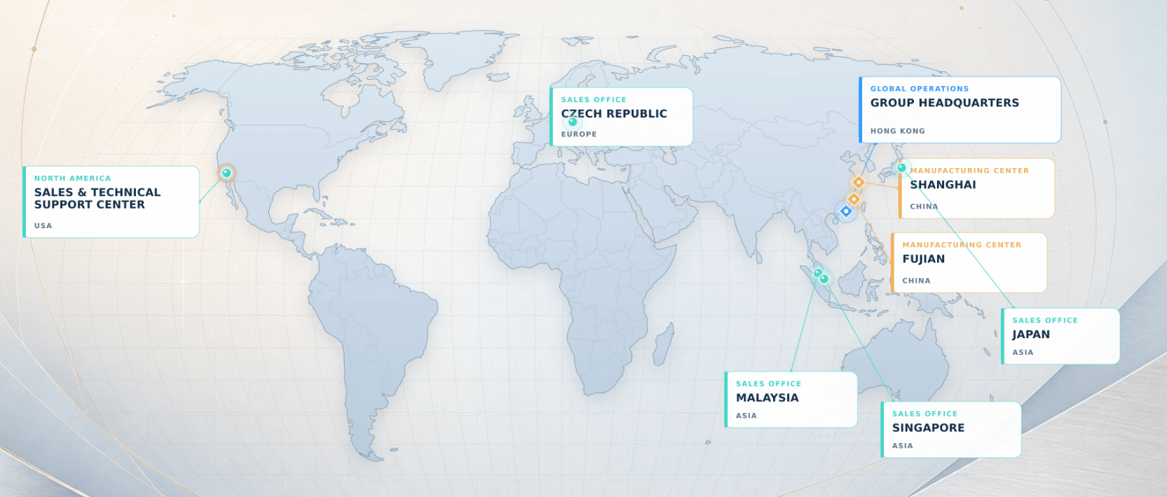 CF-STiEHL global manufacturing and sales network